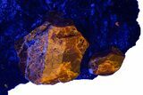 Fluorescent Zircon Crystals in Biotite Schist - Norway #175867-3